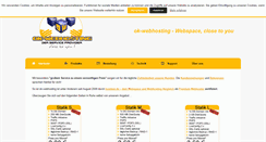 Desktop Screenshot of ok-webhosting.de